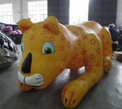 Leopard Inflatable Cartoon ACE15-11 Orange 1Y CE GS EN71 MOQ1 - Image 1