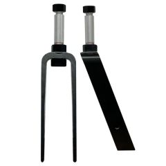 Wheelchair Plastic Accessories Fixed Front Fork for Wheel Size 24 Origin China Design Popular OEM Acceptaple Front Wheel 8*2 - Image 3