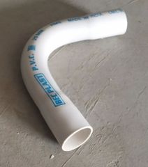 90 Degree Female 25mm BEC Plast PVC Pipe Bend Color White Material PVC Brand BEC Plast Type Heavy (HMS) Bend Angle 90 - Image 2