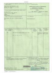FORM A certificate of Zhangjiagang Kpro Machine Co. Ltd – certificate photo, supplier certificates section