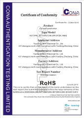 ROHS certificate from Nanjing Zhengfeng Foreign Trade Services Co., Ltd.
