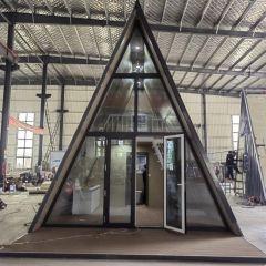 High-End a Frame Prefab Cabin Prefabricated Hotel Unit Featuring Modern Wooden Structure for Outdoor Resorts and Vacation Parks - Image 6