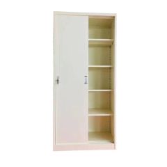 Tall Ultility Metal Storage Office Sliding Door File Cupboard Steel Filing Cabinet - Image 1