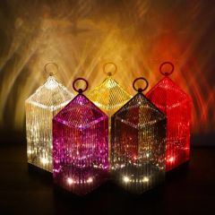 LED Color Changeable Crystal Candle Lanterns - Image 1