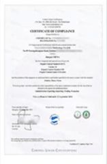 Our certificates certificate from Guangxi Meixi Sports Apparel Co., Ltd.