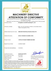 CE-eye patch making machine certificate from Guangzhou Cosmati Technology Co., Ltd