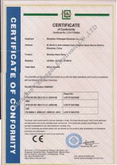 CE Certificate for Wireless Alarm Siren in 2012 certificate from Shenzhen Chitongda Electronic Co., Ltd.