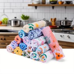Custom Printed 100% Cotton Equestrian Kitchen Towels for Home - Image 4