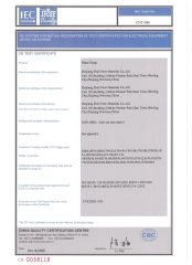 CN certificate from Zhejiang Zheli new material Co., LTD
