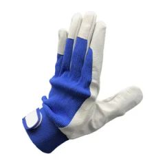 Knitted Back Elastic Safety Work Gloves Origin China Length Medium Color Customized Thickness Flimsy HS Code 4203291090 Model NO. - Image 3