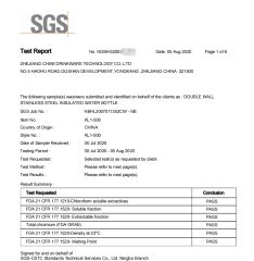 FDA GRAS certificate from Shanghai Karry Industrial Co., Ltd.