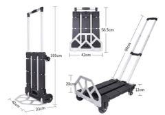 2 in 1 Solid Construction Utility Cart Pull Cargo Trailer Style Folding Trademark OEM Wheel Amount 4 Model NO. P-15 Warranty 1 - Image 6