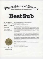 Trademark Certificate certificate from BestSub Technologies Co Limited