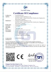 CE certificate from Guangzhou Newbelle Technology Co., Ltd.