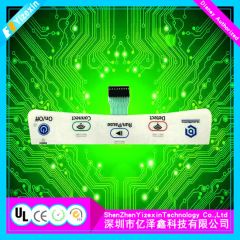 Membrane Switch Keyboard for Home Appliances Brand Yizexin Color Customized Trademark Yizexin HS Code 8536500000 Model NO. YZX-MS330 - Image 4
