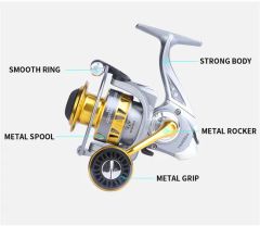 Metal Spinning Wheel Remote Long Distance Offshore Fishing Reel Fishing Gear - Image 6