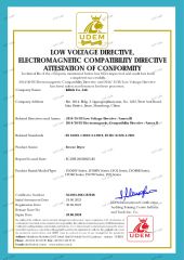 Freeze Dryer certificate from Infitek Co., Ltd.