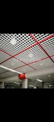 Metal Grid False Ceiling Color White Thickness 6 mm Dimensions 2'x2' Surface Finish Smooth And Even Aesthetic Style Clean And - AR Interiors