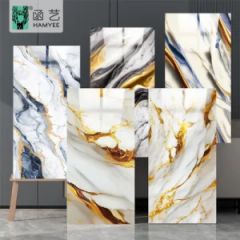 Top Quality Waterproof Kitchen Bathroom 3D Foam Self Adhesive Marble Wall Tile Sticker Peel and Stick Wallpaper - Hunan Hamyee Home Decor Co., Ltd.