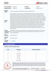 SGS certificate from Qingdao Berling Tech Co., Ltd.