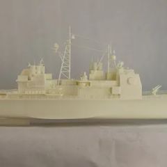 Ready-to-Display Showpiece 3D Printed Aircraft Carrier Model Nozzle Number 1 Model NO. Custom Trademark ProtoMat HS Code - Image 1
