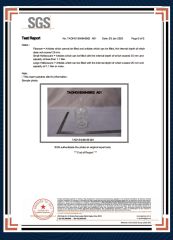 SGS certificate of Heze Rising Glass Co., Ltd – certificate photo, supplier certificates section