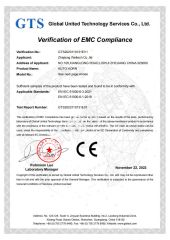 HORN CE certification certificate from Zhejiang Weitech Co., Ltd.