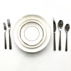 Silverware Wedding Cutlery Set with FDA Durable Yes MOQ 200sets Origin China Dishwasher Safe Feature Stocked Trademark Deacory - Image 4