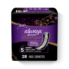 Always Discreet Incontinence Pads for Women, Heavy Absorbency, 48 Count - Image 3