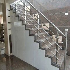 Stainless Steel Railings, For Home Design Bar Position Balcony I Deal In New Only Usage/Application Home Material Stainless - Image 3
