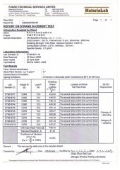 tenslie strength test report of AR glassfiber roving certificate from Shenzhen Xiangu High-Tech. Co., Ltd.