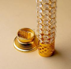 Brass Incense Holder, For Puja Size 7inch Color Golden Weight 200gm Material Brass Finish Polished Usage/Application - Image 3