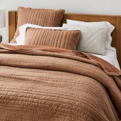 Modern Shabby Chic Reversible Linen Quilts Origin China Age Group Adults HS Code 9404904000 Pattern Solid Color Style Box Stitching - Image 5