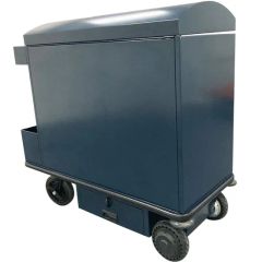 Custom Modern Metal 4-Wheel Hotel Luggage Cart Motor 300W Net Weight 80kg Model NO. NK-206 Controller 24V30A Max Capacity 300kg - Image 5