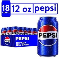 Wholesale Pepsi Soda 12 oz Cans-- 18 Count Case - Image 2