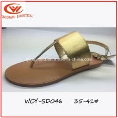 Simple Fashion Design Ladies Sandals Upper PU OutSole TPR Gender Women Origin China Style Casual Trademark ODM Heel shape Flat - Unigrand Industrial Co., Limited