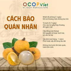 Nhãn Tiêu - Tieu Longan Brand Name OCOP Viet Place of Origin Vietnam Packaging Details - Image 2