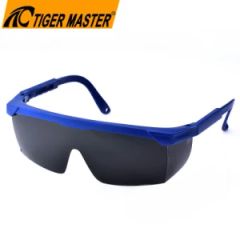 Custom Logo Anti Fog Anti Scratch Adjustable Legs Dark PC Lens Safety Glasses - Heilongjiang Safer Co., Ltd.