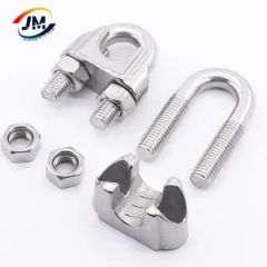 China Factory Electro Galvanized Malleable Wire Rope Clips En13411-5 DIN1142 - Image 1
