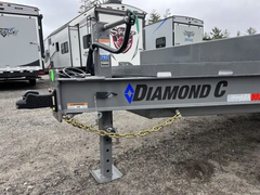 2024 Diamond C 8.5×20 20K Deckover Equipment Trailer w/ 72” Flip-Knee Ramps - Image 2
