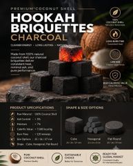 Hookah Charcoal Briquettes - Image 3
