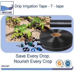 Farm Drip Irrigation Pipe 16mm T-Tape Drip Watering System for Vegetable Garden - RUNWOO (TIANJIN) NEW MATERIAL TECHNOLOGY CO., LTD