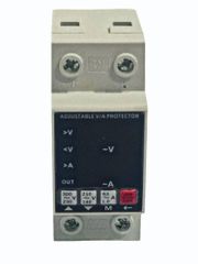 15A Adjustable Voltage Protector Material Plastic Phase Three Phase Current Rating 15A Color White (Base) Display type - Image 3