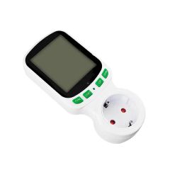 German Single Rate Power Meter Socket Large Screen Power Monitoring Instrument Charging Socket Meter - Image 2