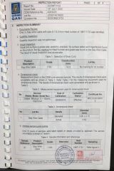 Test Report about our stay wire cable from Malaysia customer certificate from Nanjing Suntay Steel Co., Ltd.