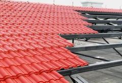 ASA 4 Layers PVC Synthetic Resin Roof Tile Shape Plain Type S Tiles Trademark YQS Origin Jiangsu Color Brick Red HS Code - Image 2