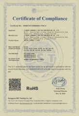 Certificates certificate from Jiangsu Shanhao Zhaoming Co., Ltd.