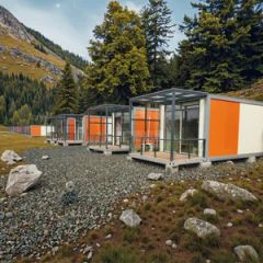 Steel Frame CE Certified Prefabricated Container Hotel Building Movable New Design Prefabricated Container Home Flat Pack Container Office/Hotel/Dormitory - Orient Gs Housing International Engineering Co., Ltd.