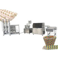 Remote Update Disposable Paper Straw Making Machine - Image 1