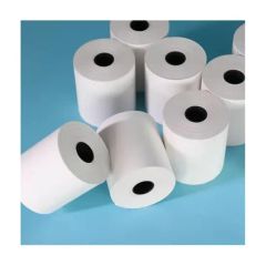 Virgin Wood Pulp Single Side Coated Paper Roll 50-80mm 92-94% Brightness Waterproof 15D MOQ100 OEM - Image 3